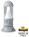 Fumagalli Sauro 500 D15.553.000.LXD1L Светильник наземный на низкой ножке 500 мм (корпус серый, плафон прозрачный)