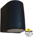 Fumagalli Marta 160-2L 2A6.000.000.AXF2L Светильник уличный настенный c 2 лампами 192 мм (корпус черный, плафон матовый)