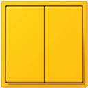 Jung Le Corbusier LC9954320W Клавиша двойная (le jaune vif)