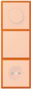 Jung Le Corbusier LC98332080 Рамка 3-постовая (универсальная, orange)