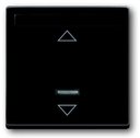 ABB Carat/Future Linear 2CKA006020A1379 Накладка светорегулятора/жалюзи (ИК-управление, подсветка, маркировка, антрацит/черный)