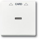 ABB Carat/Busch-Axcent/Future Linear/Solo 2CKA001710A3641 Накладка карточного выключателя (линза, белая)