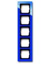 ABB Busch-axcent 2CKA001754A4355 Рамка 5-постовая (синяя)
