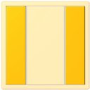 Jung Le Corbusier LC501TSA4320W Набор накладок 1 группа (le jaune vif)