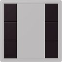 Jung Le Corbusier LC503TSA4320E Набор накладок 3 группы (noir d’ivoire)