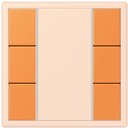 Jung Le Corbusier LC503TSA32081 Набор накладок 3 группы (orange clair)