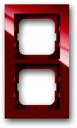 ABB Busch-axcent 1754-0-4477 Рамка 2-постовая (foyer-red)