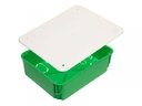 HEGEL КР1205 Коробка распределительная для полых стен прямоуг 200х160х70 мет. лапки IP30 бел крышка