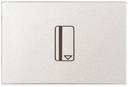 ABB Zenit 2CLA221450N1101 Выключатель для ключ-карты (16А, задержка отключ. 5-90 сек., подсветка, с/у, белый)