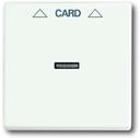 ABB Future Linear 2CKA001710A3928 Накладка карточного выключателя (линза, белый бархат)