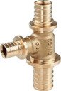 Rehau Platinum RX 13777431001 Тройник с уменьшенным боковым и торцевым проходами (16 мм, 20 мм, 25 мм, бронза)