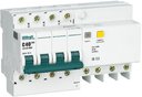 DEKraft ДИФ-101 15312DEK Автоматический выключатель дифференциального тока четырехполюсный 40А (тип AC, 6 кА)