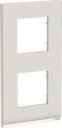 Schneider Electric Unica Pure NU6004V85 Рамка 2-постовая (вертикальная, белое стекло)