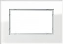Gira Esprit 100112 Рамка 1.5-постовая (белое стекло)