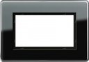 Gira Esprit Glass C 1001505 Рамка 1.5-постовая (черное стекло)
