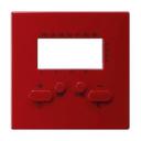 Gira S-Color 146943 Крышка для терморегулятора с часами и функцией охлаждения (красная)