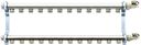 REHAU HLV 11102181001 Коллекторная группа (1" НР, 12 x 3/4" НР, нержавеющая сталь)