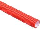 Труба гофрированная двустенная ПНД d=40мм красная (50м)