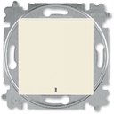 ABB Levit 2CHH590146A6017 Выключатель одноклавишный (подсветка, 10 А, под рамку, скрытая установка, слоновая кость/белый)