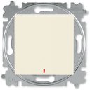 ABB Levit 2CHH592545A6017 Переключатель одноклавишный (подсветка, 10 А, под рамку, скрытая установка, слоновая кость/белый)