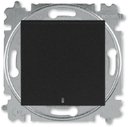 ABB Levit 2CHH590146A6063 Выключатель одноклавишный (подсветка, 10 А, под рамку, скрытая установка, антрацит/дымчатый черный)