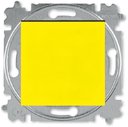 ABB Levit 2CHH590145A6064 Выключатель одноклавишный (10 А, под рамку, скрытая установка, желтый/дымчатый черный)