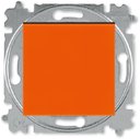 ABB Levit 2CHH590645A6066 Переключатель одноклавишный (10 А, под рамку, скрытая установка, оранжевый/дымчатый черный)