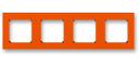 ABB Levit 2CHH015040A6066 Рамка 4-постовая (оранжевый/дымчатый чёрный)