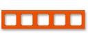 ABB Levit 2CHH015050A6066 Рамка 5-постовая (оранжевый/дымчатый чёрный)