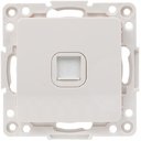 Стокгольм Механизм Розетки Phone 1-местной белый EKF PROxima